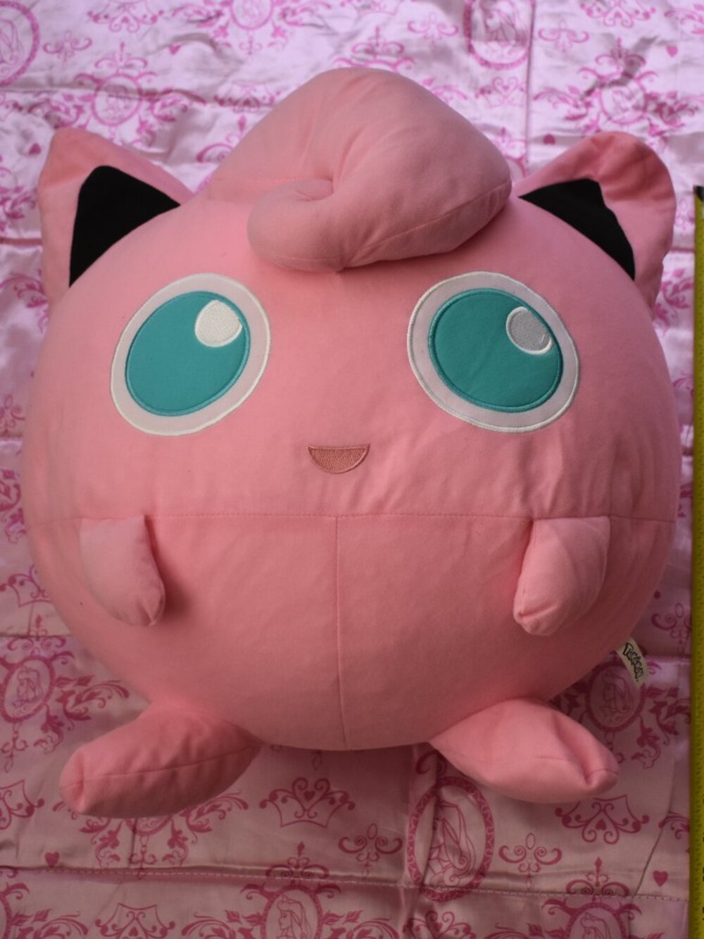 Rare Official Jigglypuff Pokemon Pink JUMBO Plush Toy Factory 2019 XL Large 18”